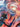 Abstract realism oil painting close up of a woman with a galaxy above her hands.